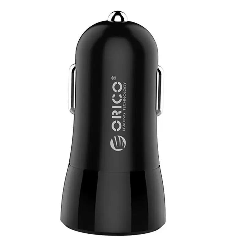 ORICO UPQ-2U USB Автомобильное зарядное устройство 12 Вт Быстрая зарядка для iPhone 11 Pro XS Max X Двойной USB порт Автомобильный Адаптер зарядного устройства для телефона для samsung S9