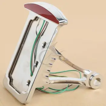 

Side Mount Vertical License Plate Tail brake light for HD Harley Softail Custom