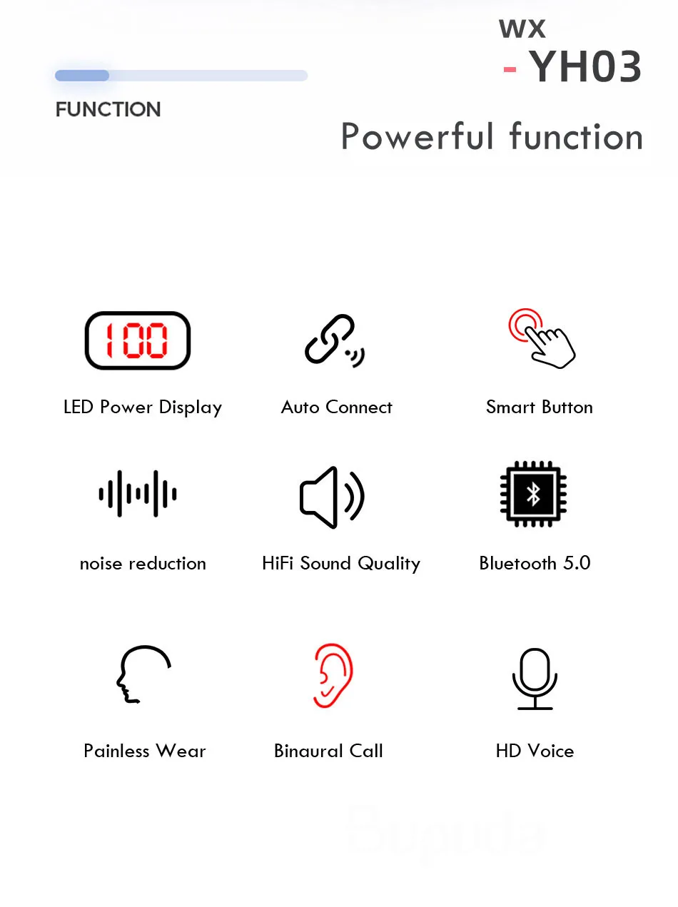 Новые TWS беспроводные Bluetooth наушники светодиодный дисплей Bluetooth наушники 9D Hifi стерео гарнитура наушники для iOS Android