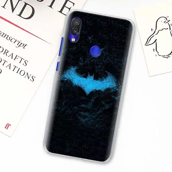 H09 Крутые чехлы для телефонов с логотипом marvel и Бэтменом для Redmi 7 7A 8A K20 Pro 6 6A 5 Plus Redmi Note 5 6 7 8 Pro 8T S2 GO - Цвет: H09