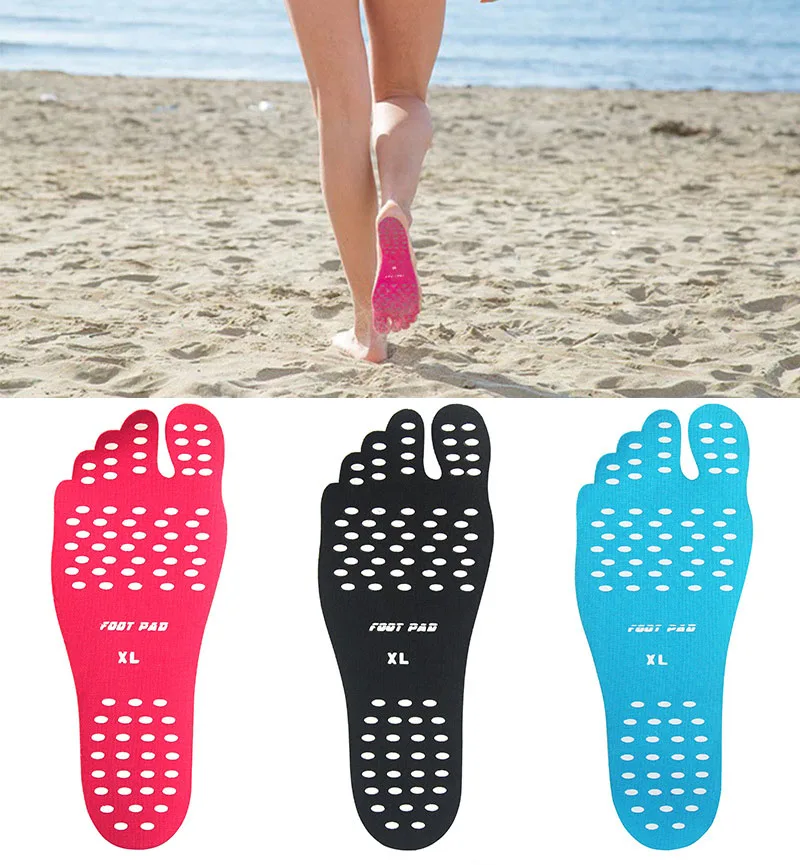 Наклейка на обувь на нескользящей подошве липкие накладки Водонепроницаемая гипоаллергенная клейкая накладка на ноги для ног пляжные одноразовые