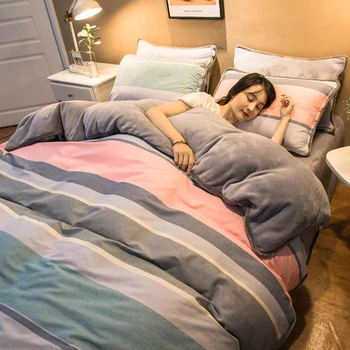 

Super Warm Comfortable Resistance To Dirty Practical Soft 100% Cotton 3 Pieces Bedding Set Suitable For Queen Size