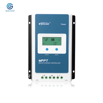 

EPEVER MPPT Solar Controller 40A, 12V/24V Common Negative Grounding, Max PV 100 Input Power 520W/12V,1040W/24V Tracer4210AN
