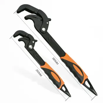 

Adjustable Wrench Tool Pipe Spanner Multi-function Universal for 14-60mm _WK