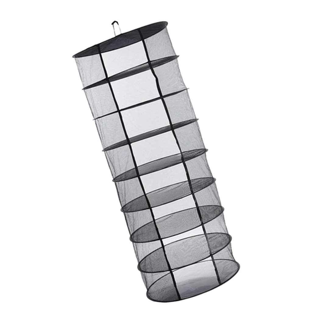 Collapsible Herb Drying Net Dryer Mesh Drying Rack Tray with Zipper