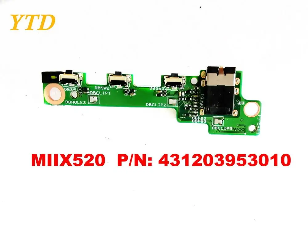 Для lenovo MIIX 520 аудио Плата MIIX520 PN 431203953010 протестирована хорошая
