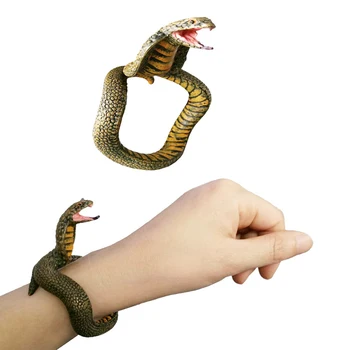 

Hot Realistic Fake Toy Snake Bracelet Fake Snakes April Fools Day Prank Party Gags & Practical Jokes Novelty & Gag Toys Adults