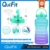 QuiFit 2L/3.8L bounce cap gallon water bottle cup, time stamp trigger no BPA, sports phone holder fitness/outdoor water bottle 29