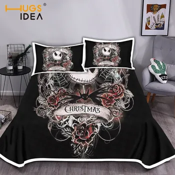 

Summer Air Conditioning Quilt The Nightmare Before Christmas Cotton Blanket Soft Cold Quilt Thin Bedding Set Pillowcase