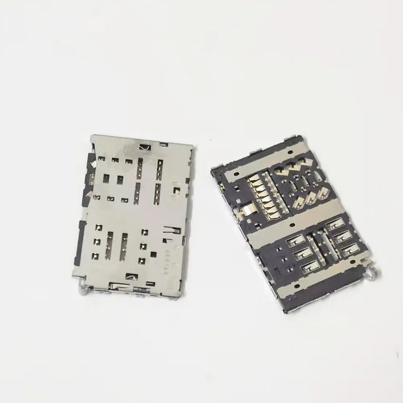 10 шт./лот гнездо для считывания Sim карт модуля LG G6 H870 H870DS LS993 VS988 H872|Шлейфы мобильных