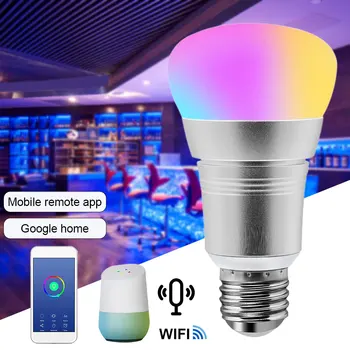 

Aluminum Bedroom APP Control Multifunctional Bayonet Cap Dimmable Living Room Energy Saving With Alexa Home LED Bulb WIFI Smart
