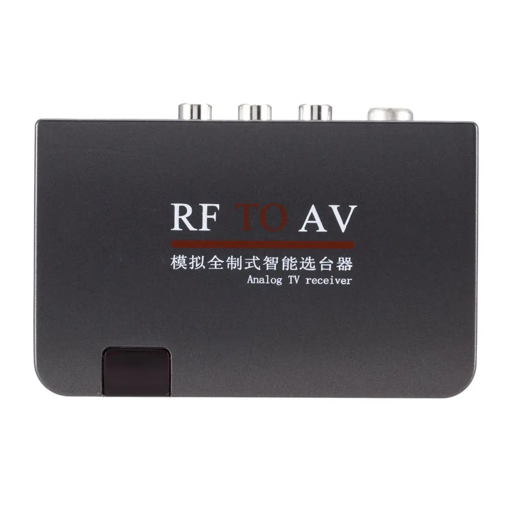 Мини Портативный RF в AV аналоговый ТВ приемник RF к AV конвертер модулятор питания адаптер с usb-разъёмом с видео кабелем