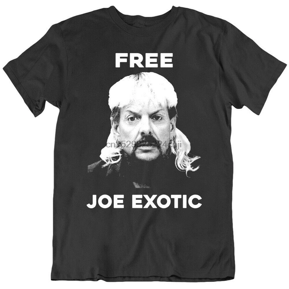 Экзотическая футболка с надписью Save Joe и изображением больших кошек |