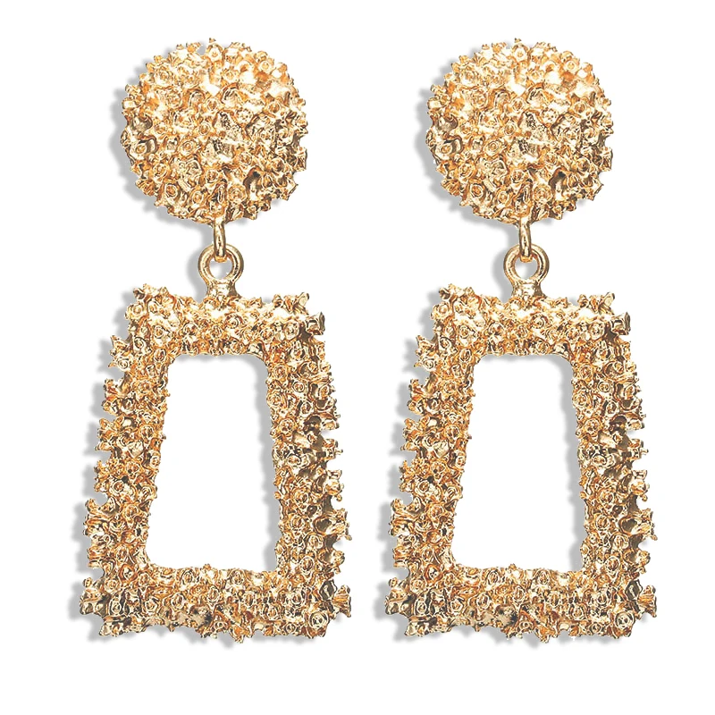 Fashion Statement Earrings dangle earrings drop earrings geometric earrings 2025 Big Geometric earrings For Women Hanging Dangle Earrings Drop Earing modern Jewelry