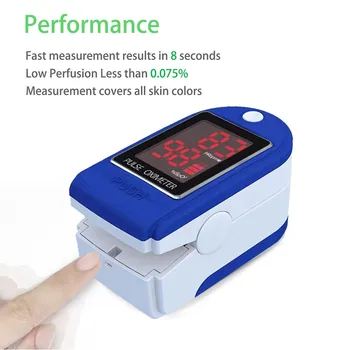 

Drop Shipping Household Pulsioximetro Fingertip Pulse Oximeter Oximetro blood oxygen monitor De Pulso Dedo Saturation Meter