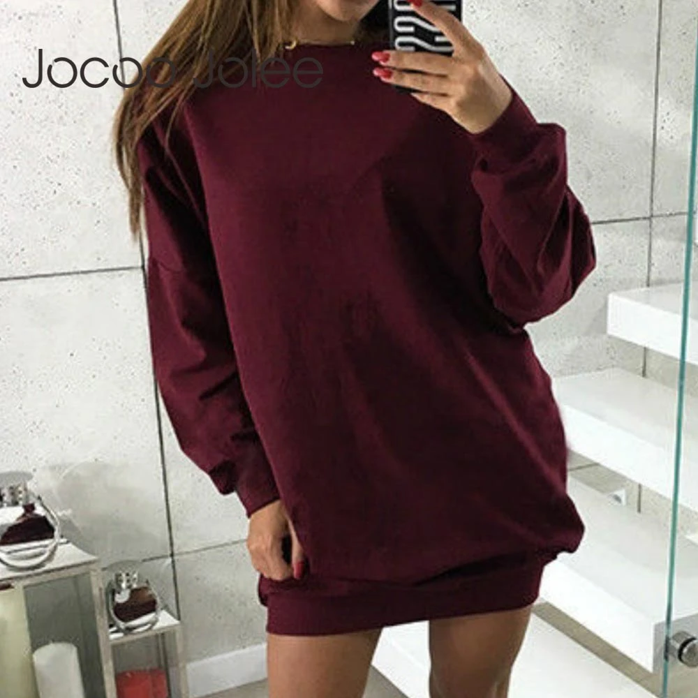 

Jocoo Jolee Women Casual Solid Loose Hoodies Fashionable Korean Sweatshirt Camouflage Tracksuit 2019 Autumn Vintage Pullovers