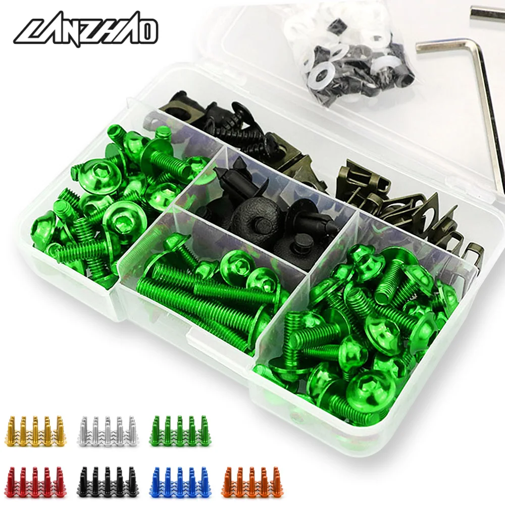 

Motorcycle Fairing Bolts Fastener Clip Screw Kit Custom for Kawasaki Z1000 Z250 Z400 Z650 Z800 Z900 RS ABS 2011 - 2017 2018 2019