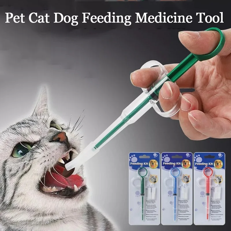 1PC Pet Puppy Pills Dispenser For Dog Cat Feeding Kit Given Medicine Control Rods Home Universal Feeder | Дом и сад
