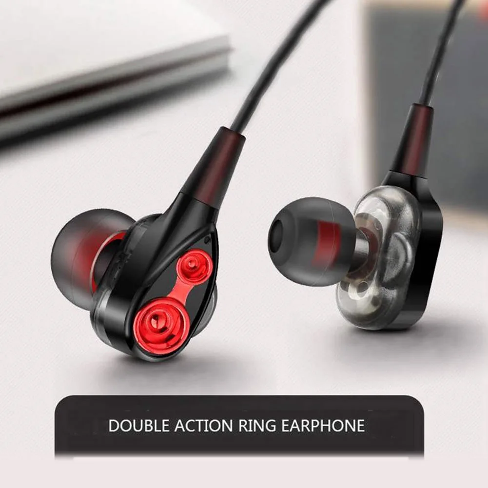 Balanced Armatured + Dynamic Earphones 2 Drivers Moving Coil Iron 3.5mm Universal In-Ear Wired Earphone Newest 3D Stereo Headset 2
