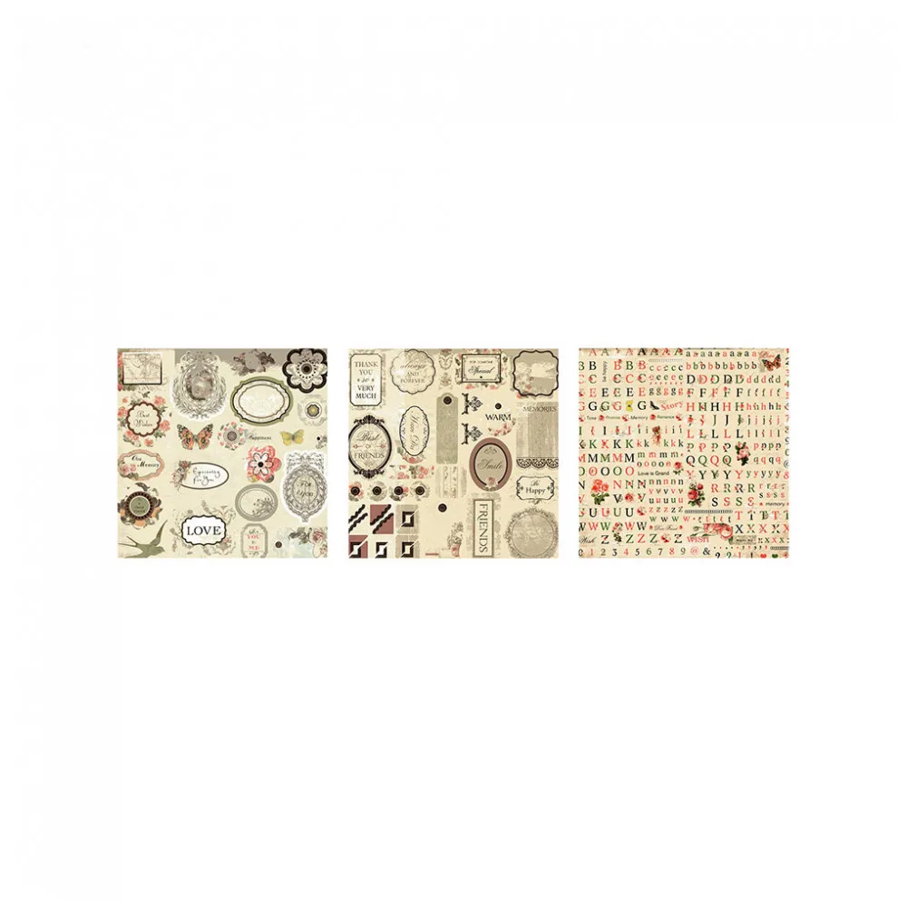 Набор бумаги Perfect Craft "Вальс цветов" 30,5*30,5 см