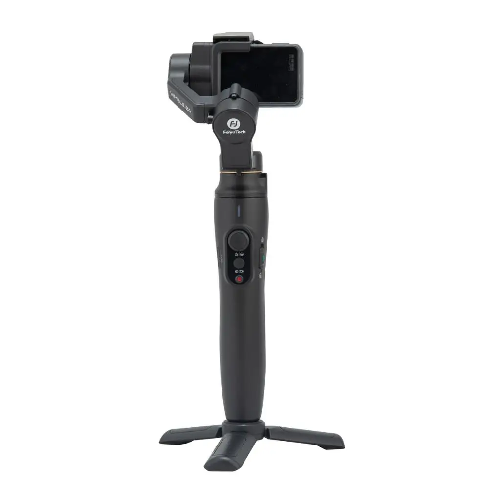 Используется Feiyu Vimble 2A Выдвижная экшн Камера Gopro 3 осевой стабилизатор Gimbal для