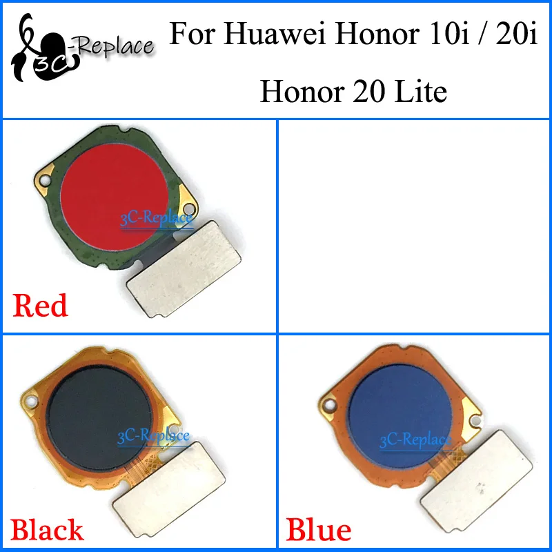 Замена сканера отпечатков пальцев для huawei Honor 10i/Honor 20i 20 Lite сенсорный датчик ID Кнопка возврата домой гибкий кабель в сборе