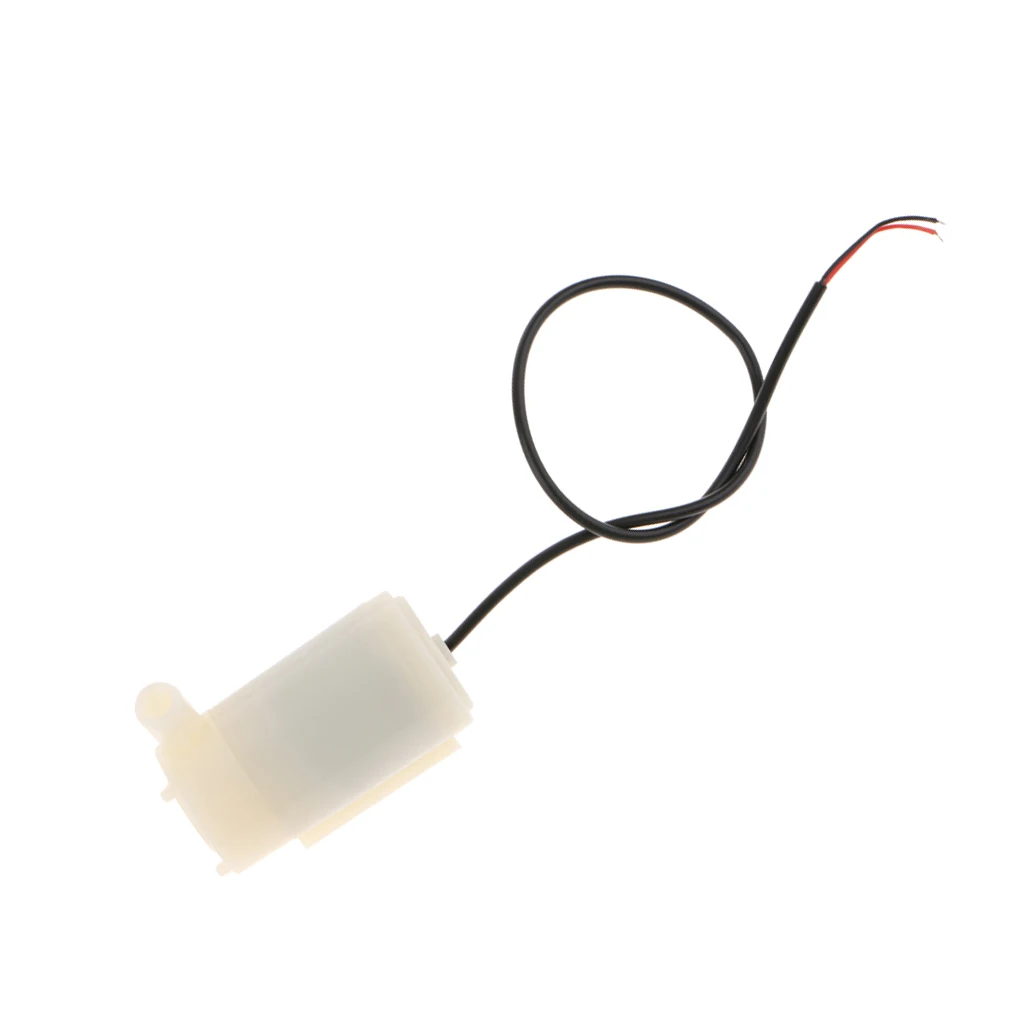 Low Noise Submersible Pump, Mini Micro Water Pump DC 3-5V, Mobile Phone Charger or USB Drive (1.2-1.6L/Min)