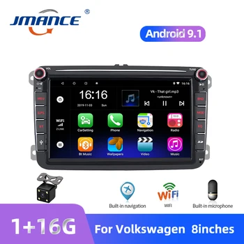 

JMANCE 8'' Android Car MP5 Multimedia Video Player 2 Din GPS Car Radio Autoradio Stereo Audio For Seat/Skoda/Passat/Golf/Polo