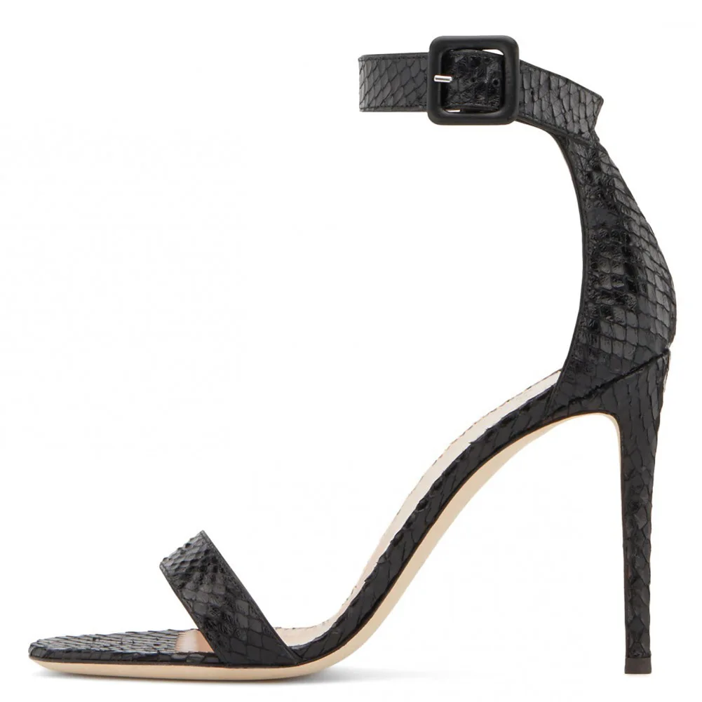 

Black Sexy Concise Toe Will Code High With Sandals Latest Fashion Women's Shoes