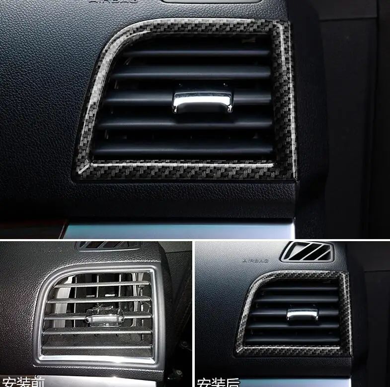 Передняя крышка на вентиляционное отверстие для Ford Explorer 2011- интерьер центральной консоли кондиционер воздуха на выходе украшения