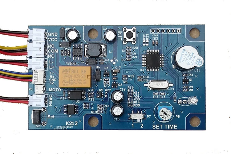 

K212 Fingerprint Module Controller Fingerprint Lock Circuit Board Relay Time Adjustable