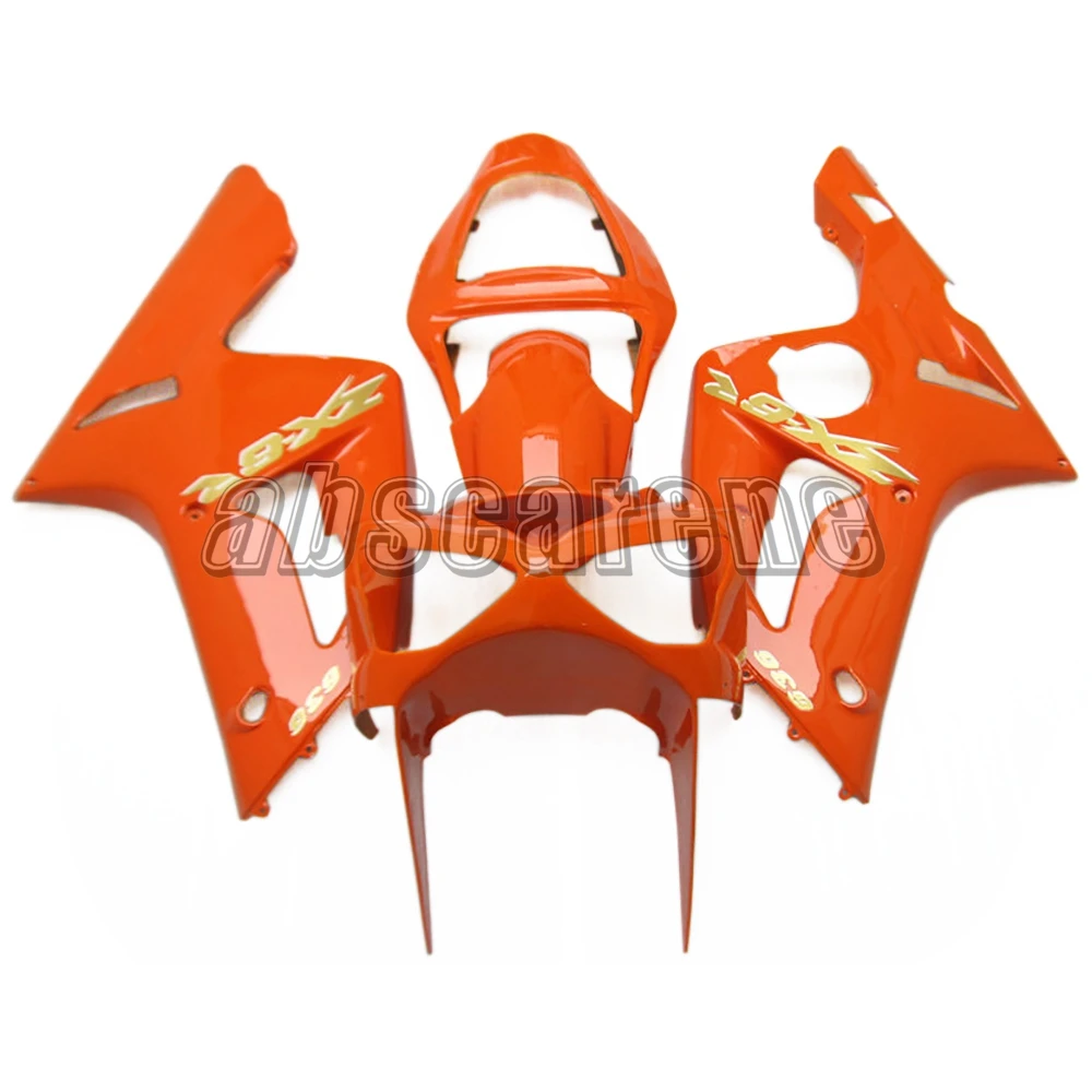 Полный обтекатели для Кавасаки ZX6R ZX-6R 2003 2004 03 04 ABS пластиковые детали для мотоцикла блеск капота оранжевый кузов