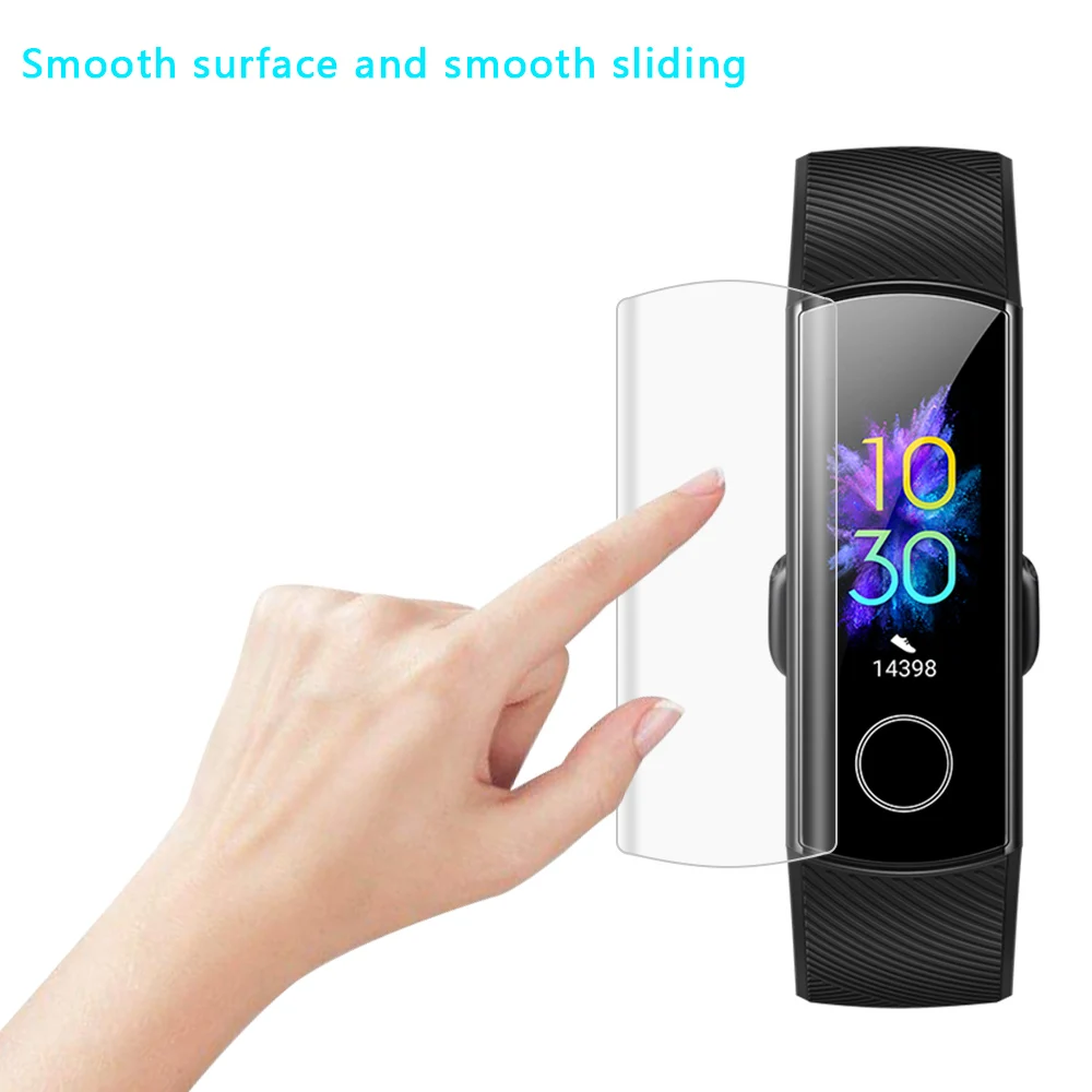 

New Coming Film Screen Protectors Full Cover Clear Hydrogel Protective For Huawei Honor Band 5 4 Full Cover Ultra Thin Durable