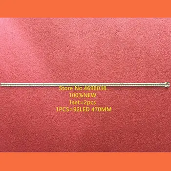 

2 pieces/lot LED Backlight strip For TCL434FCNN lamp 4C-LB430T-XR1R XR1L 67-X443HT-0A0 X CRH-AT4340142304L/R63TREV1 92Leds 470MM
