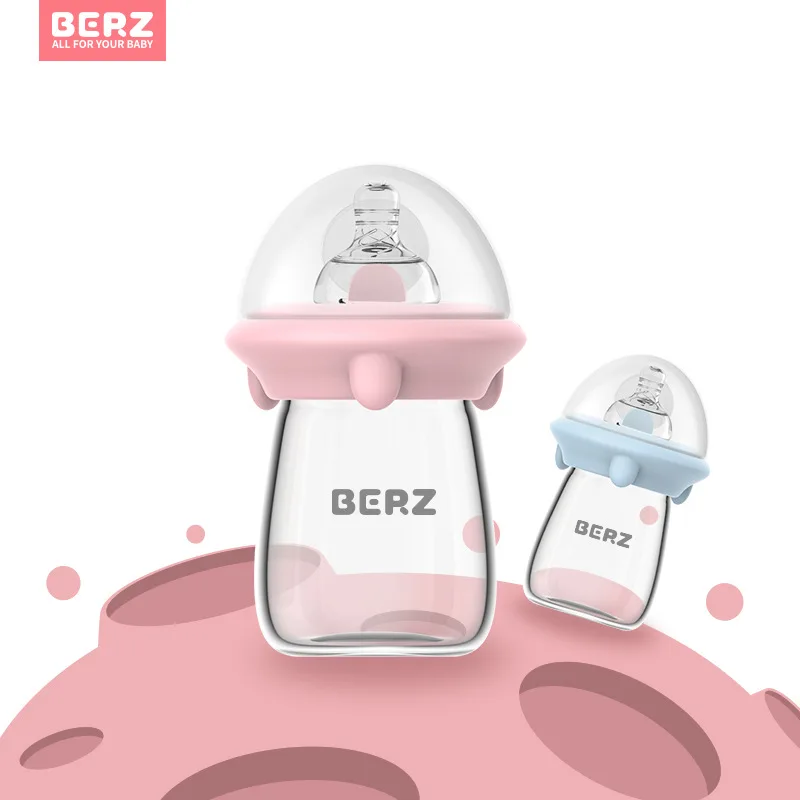 

Newborns Wide Aperture Feeding Bottle Baby against Flatulence Explosion-Proof Borosilicate Glass 120 Ml BABY'S Feeding Bottle