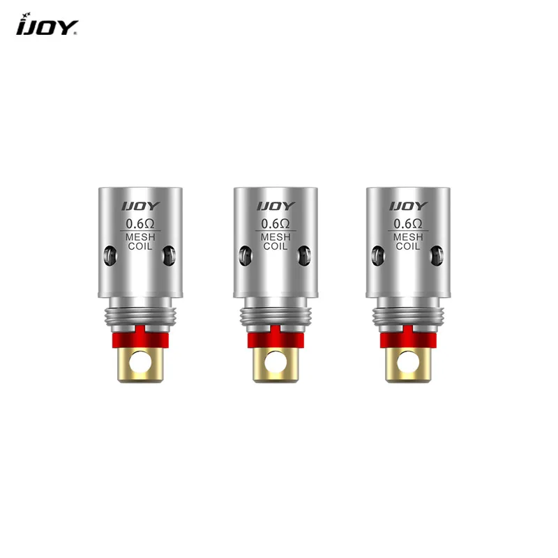 Электронная сигарета iJOY SATURN Pod Kit 1100 мАч батарея Максимальная мощность 16 Вт с 3 мл 0.6ohm Pod Портативный Vape испаритель vs Vinci комплект - Цвет: 3pcs 0.6ohm Coil