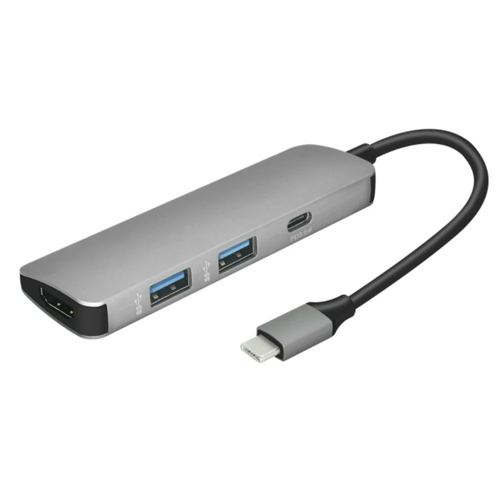 Type-C к Hdmi hd-конвертер USB C концентратор адаптер 4 в 1 C к HDMI адаптер C-type многопортовый концентратор
