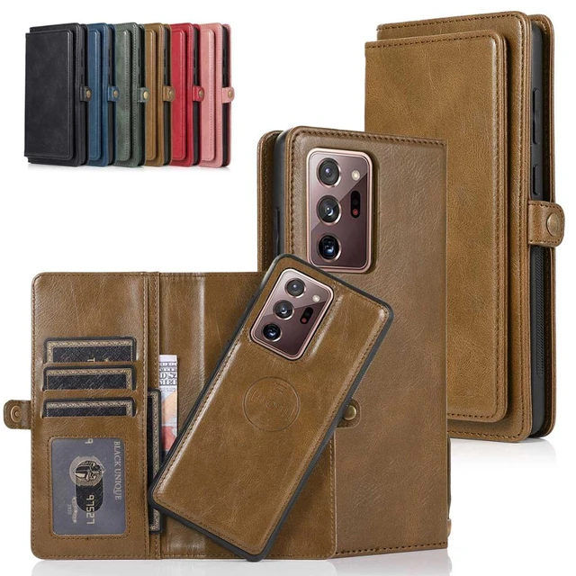 Wallet Case for Samsung Galaxy S21 Zipper Magnetic Phone Case Folio Flip  Cover for Samsung A51 S20 Plus A52 A72 S23 Note 20 S10 - AliExpress