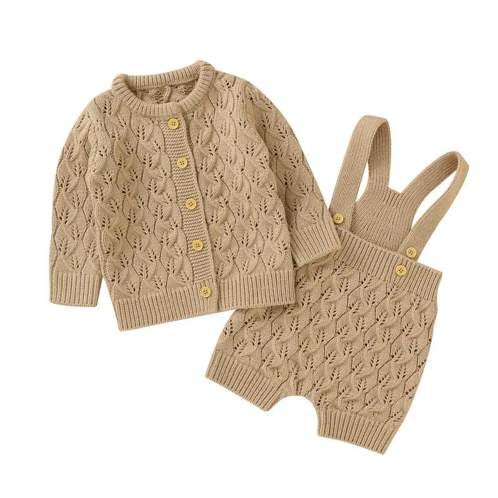 Baby Rompers Sleeveless Newborn Infant Boy Girl Solid Knitted Jumpsuits Outfits One Piece Toddler Kids Sweaters Overalls Clothes | Детская