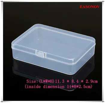 

EASONOV 11.3 * 8.4 * 2.9cm PP Material Plastic Box Parts Storage Toolbox 5pcs / lot