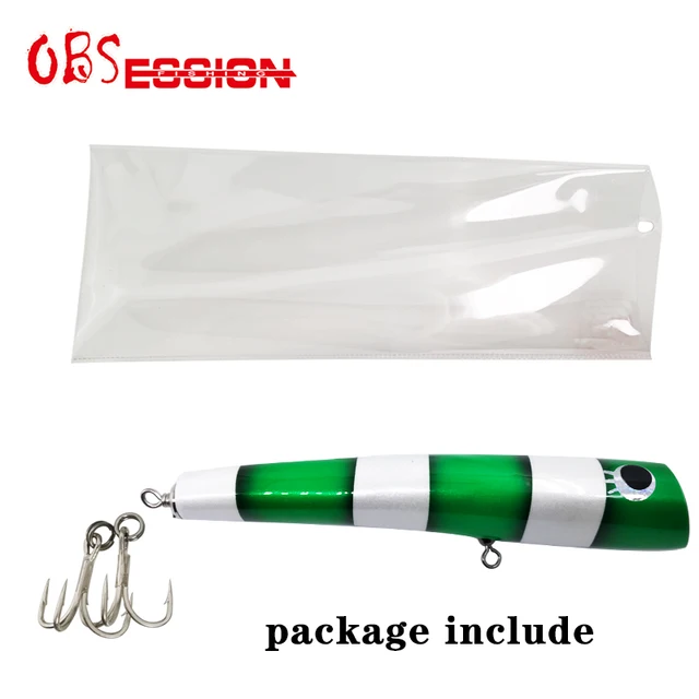 65g90g120g140g Trolling Wood Stickbait Pencil Popper Tuna Boat Fishing Lure Topwater Long Casting Wobbler Carp Artificial Leurre M