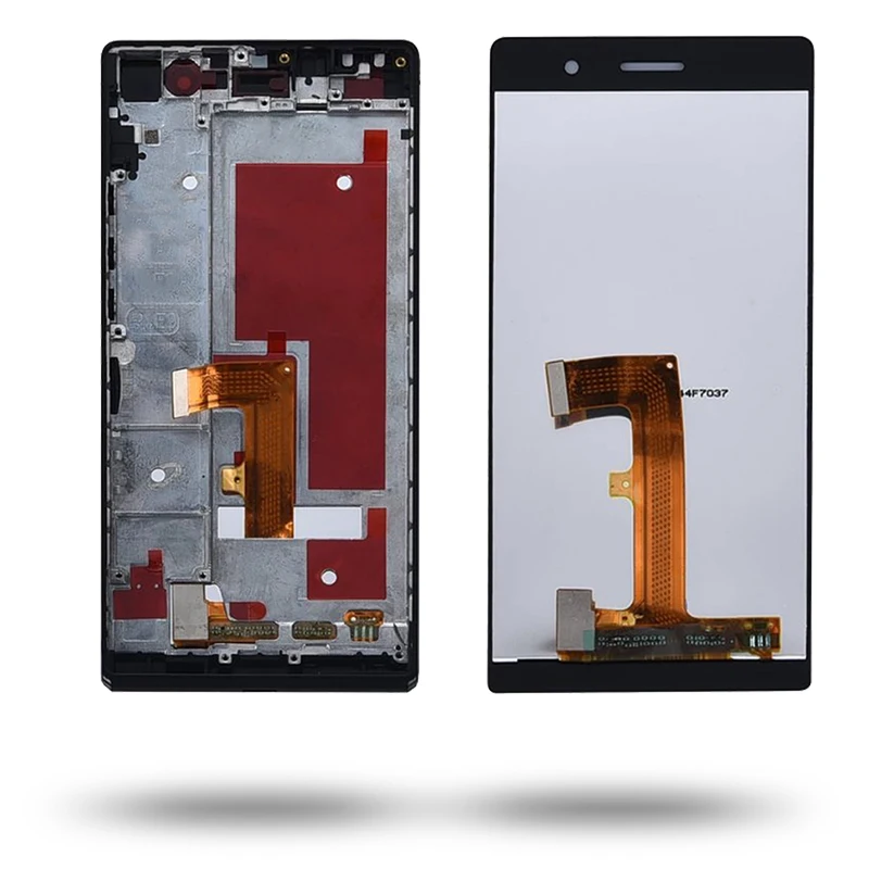 

Original IPS For Huawei P7 LCD Display Touch Screen Digitizer Replacement Parts For HUAWEI P7 Display With Frame Free Shipping