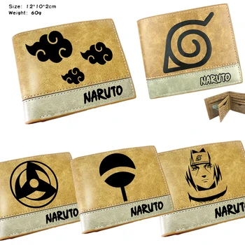 

Anime Cartoon Naruto Short Fold Wallet Purse Pouch Men Women Boys Girls Leather Money Holder