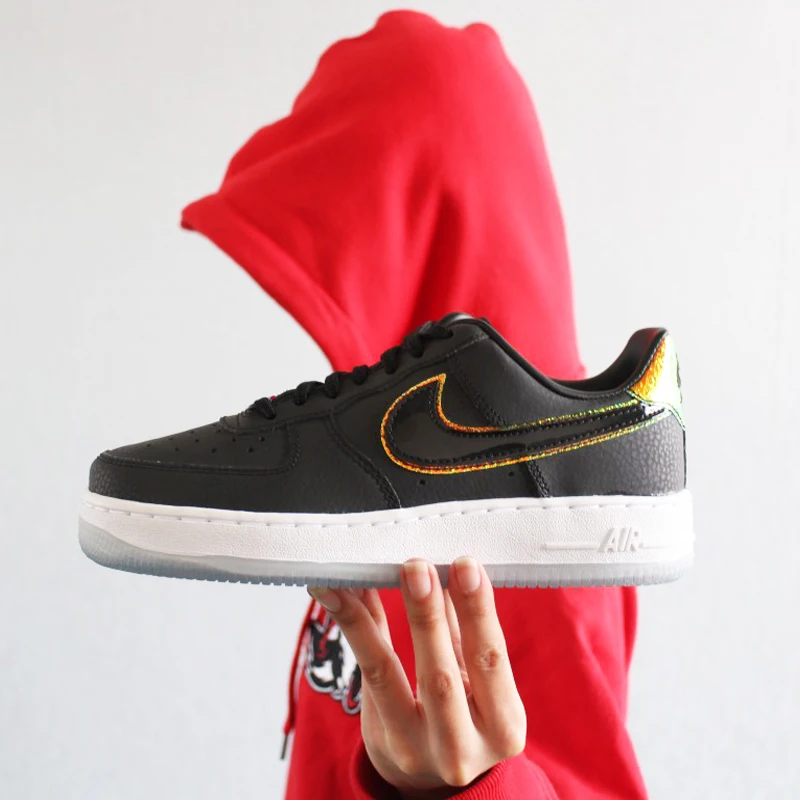 Оригинальные подлинные мужские кроссовки для скейтбординга от Nike Air Force 1 AF1, спортивные уличные кроссовки, удобный светильник, новинка, AA4083-103