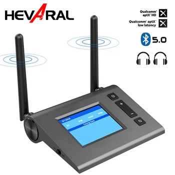 

CSR8675 Wireless Adapter APTX HD Receiver Bluetooth 5.0 Transmitter With 3.5 AUX Jack Long Range Music Transmission LED Display