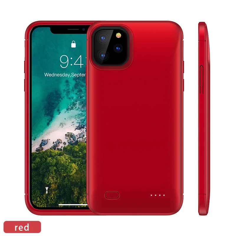 Для iPhone 11 чехол для зарядного устройства 6200 мАч Внешний аккумулятор чехол для зарядки для iPhone 11 Pro Max чехол для аккумулятора Поддержка аудио