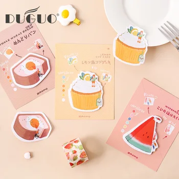 

DUGUO Cute Stationery Sticker Sticker Bread Dessert Series 30 Pieces Each Creative Fresh Hand Pocket DIY Sticker Cute Memo