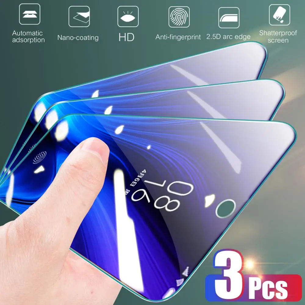 Защитное стекло закаленное для Xiaomi Redmi Note 9 Pro Max S 8 8T 7 5 8A 7A K20 Mi 10 Lite SE 9T A3 CC9 CC9E |