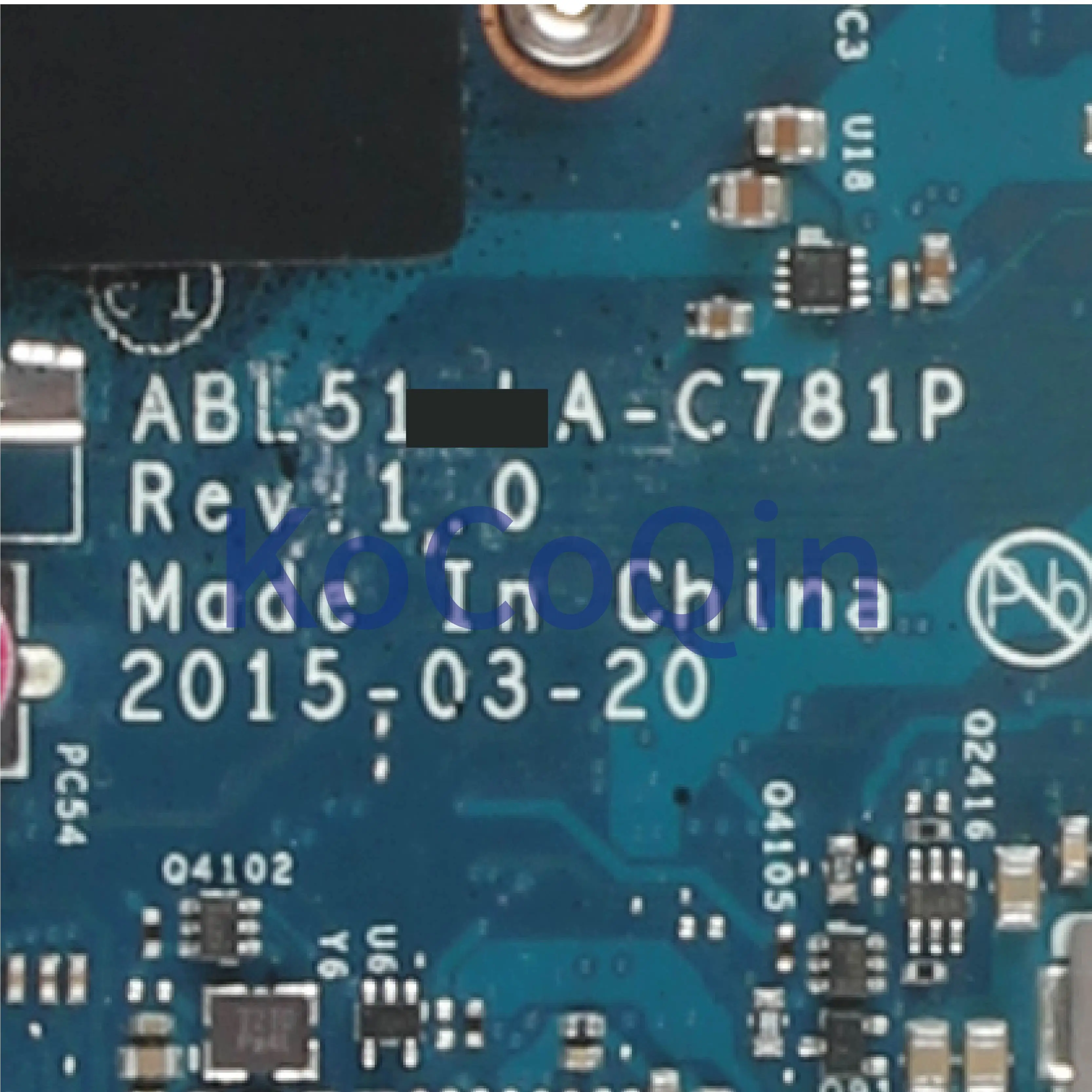 KoCoQin материнская плата для ноутбука hp 15-AC 15-AF Core A8-7410 материнская плата ABL51 LA-C781P 813971-501 818062-601 AM7410 216-0867030