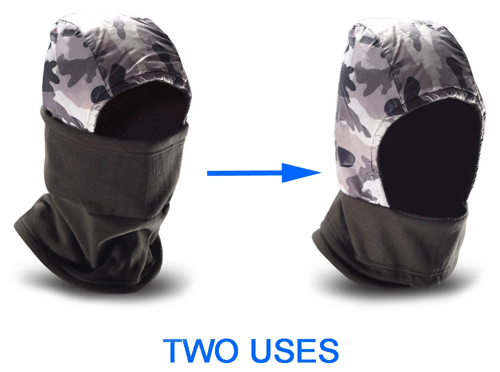 Upgrade Warm Winter Caps for Men Neck Warmer Balaclava Helmet Scarf for Cycling Ski Running Outdoor Sports